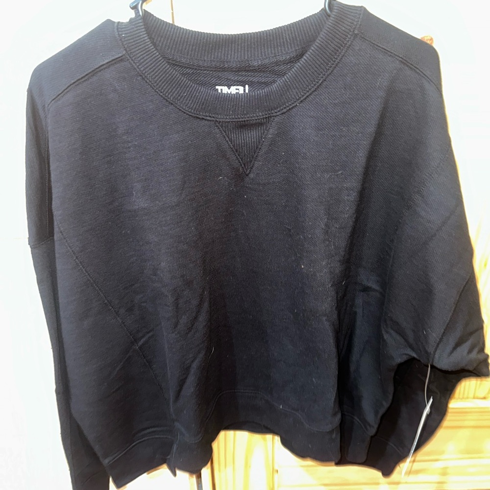 Time and Tru Black Knit Sweater